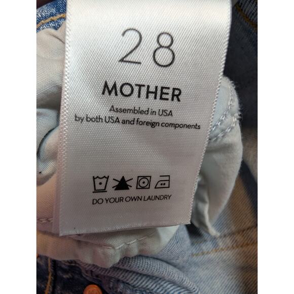 Mother Superior Jeans Womens 28 Trickster Ankle An Icy Confession Distressed - Picture 5 of 11